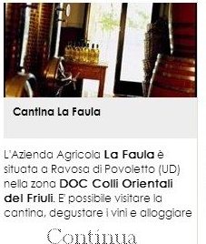 Cantina La Faula